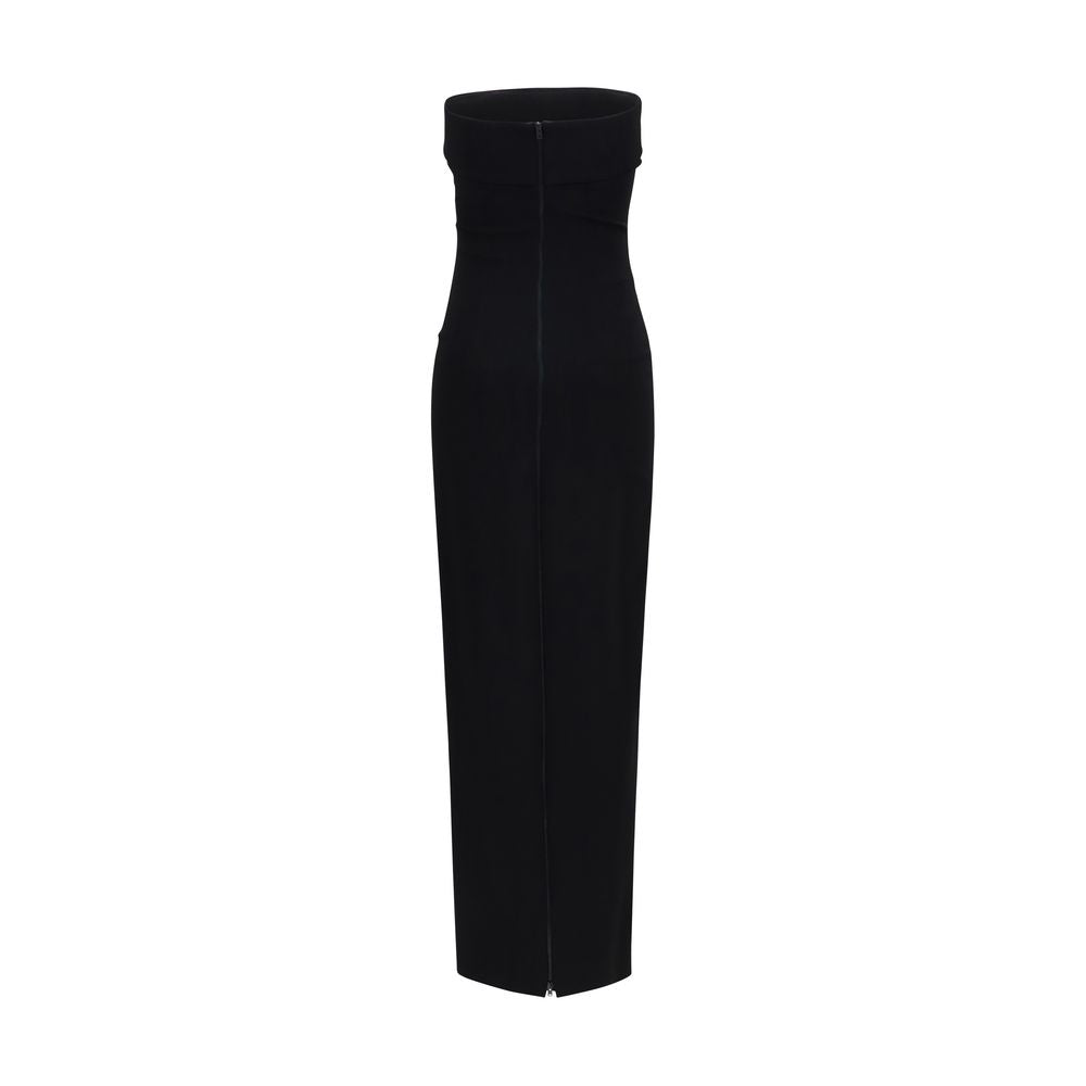 Balmain Black Viscose Cocktail Dress