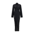 Rick Owens Black Viscose Casual Dress