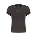 Tommy Hilfiger Black Cotton Women's T-Shirt