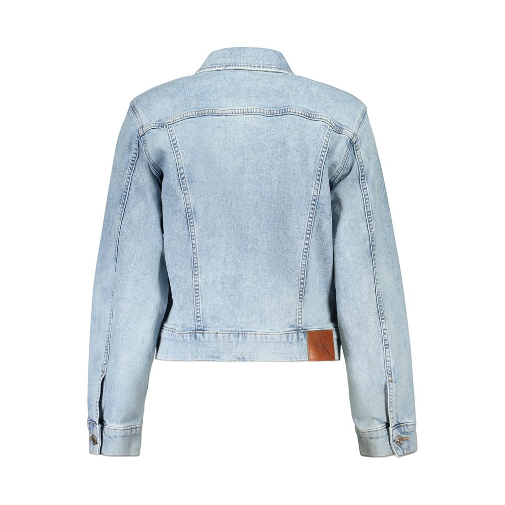 Calvin Klein Azzurro Cotton Womens Jacket