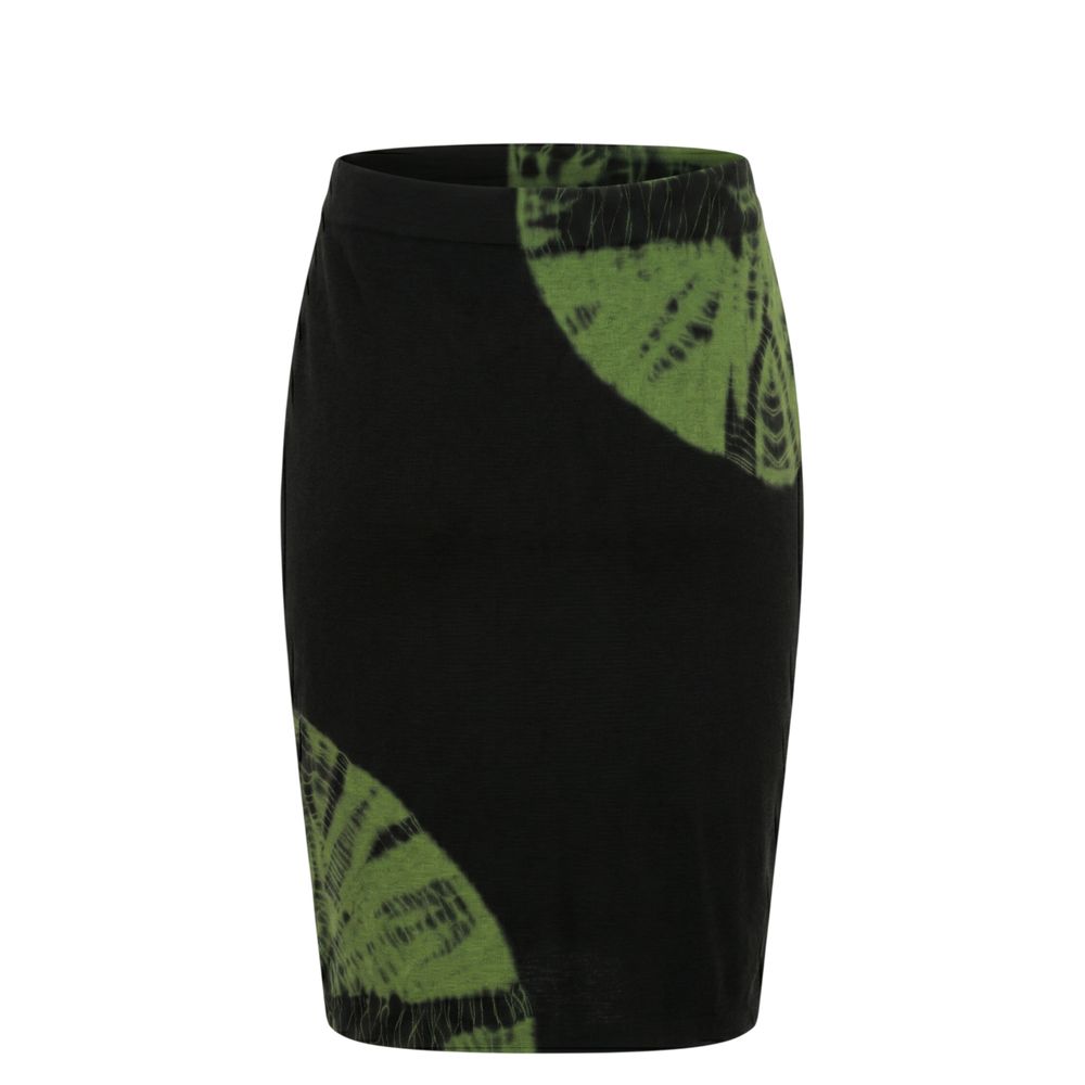 Malo Green Cotton Women Skirt