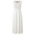 Malo White Silk Women Dress