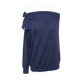 Malo Blue Cotton Women Sweater
