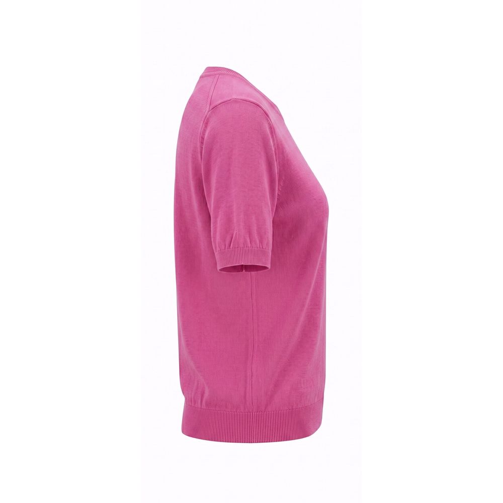 Malo Pink Cotton Women Sweater