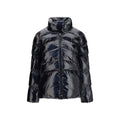 PINKO Black Polyamide Full-Length Jacket