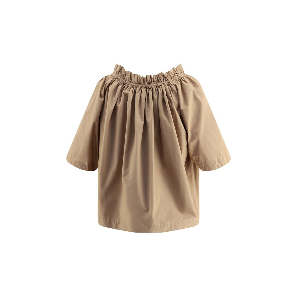 Saint Laurent Beige Cotton Shortsleeve Shirt