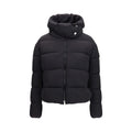 PINKO Black Nylon Full-Length Jacket
