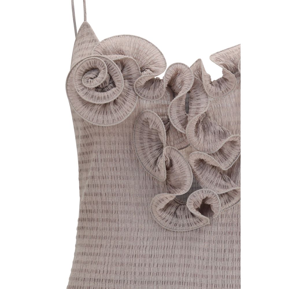 Magda Butrym Beige Lyocell Casual Dress