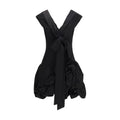 Magda Butrym Black Cotton Cocktail Dress