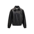 Magda Butrym Black Lambskin Leather Jacket