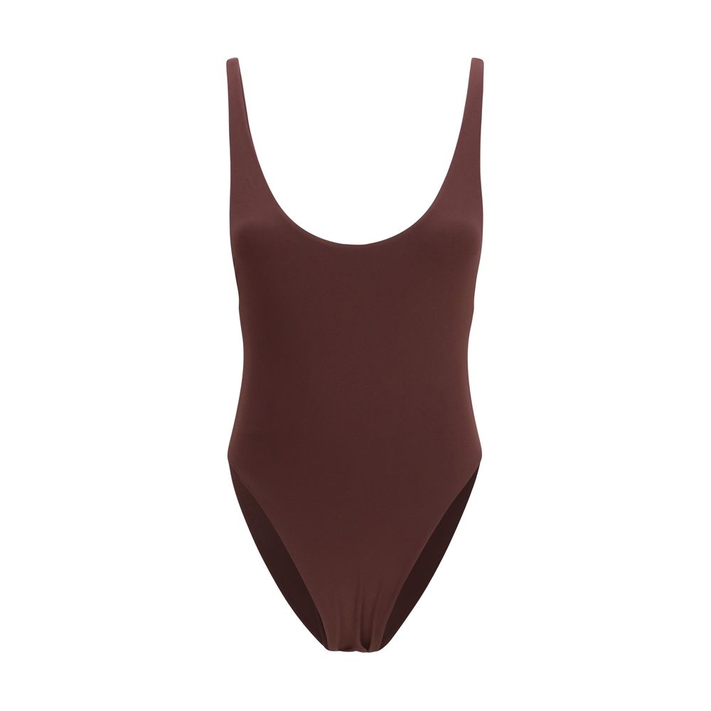 Magda Butrym Bordeaux Polyamide One-Piece Swimsuit