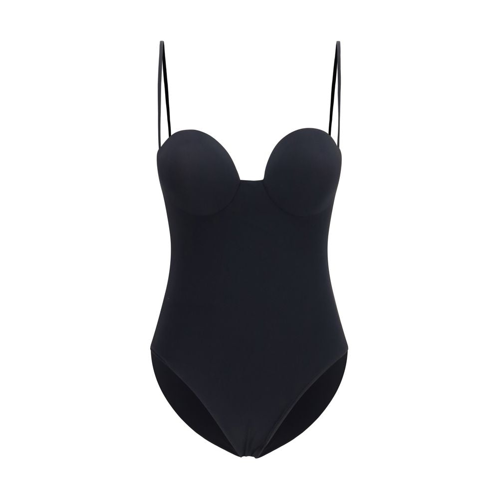 Magda Butrym Black Polyamide One-Piece Swimsuit