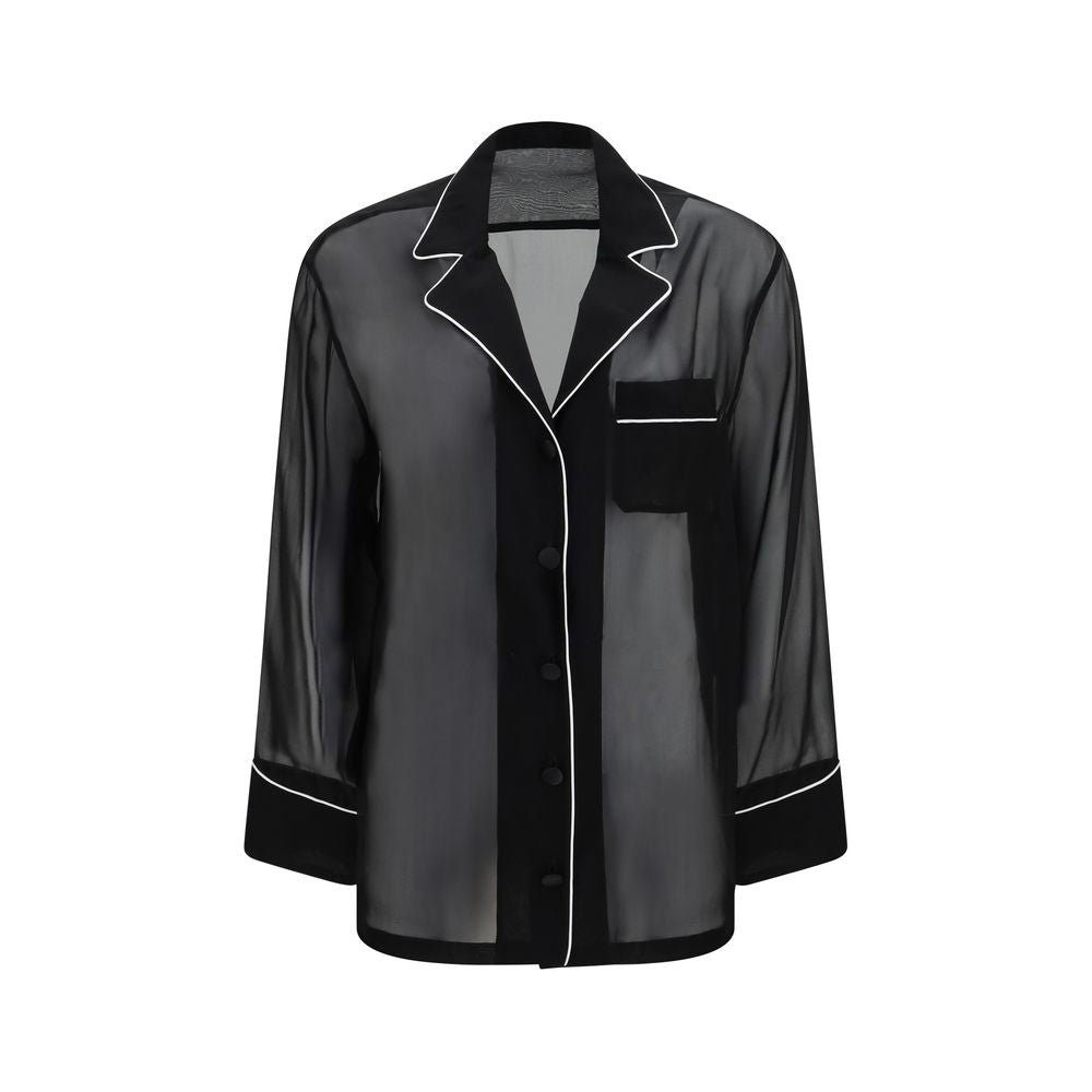 Dolce & Gabbana Black Silk Shirt