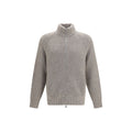 Brunello Cucinelli Gray Cashmere Cardigan