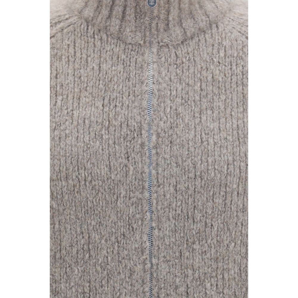 Brunello Cucinelli Gray Cashmere Cardigan
