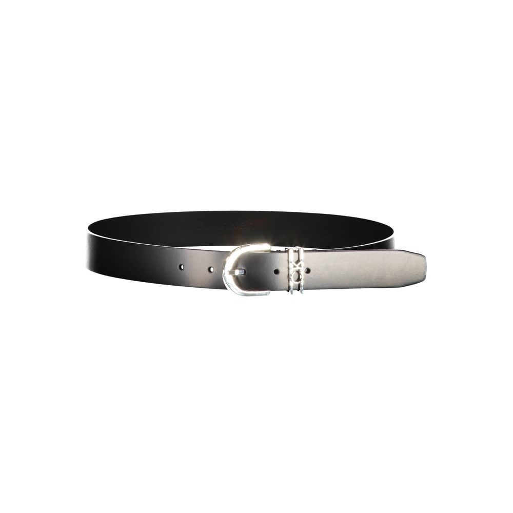 Calvin Klein Black Leather Women's Belt