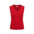 Malo Red Cotton Women Sweater