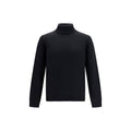 Roberto Collina Black Wool Oves Aries Turtleneck