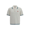Casablanca White Cotton Polo Shirt