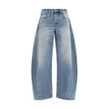 R13 Blue Cotton Jeans Denim