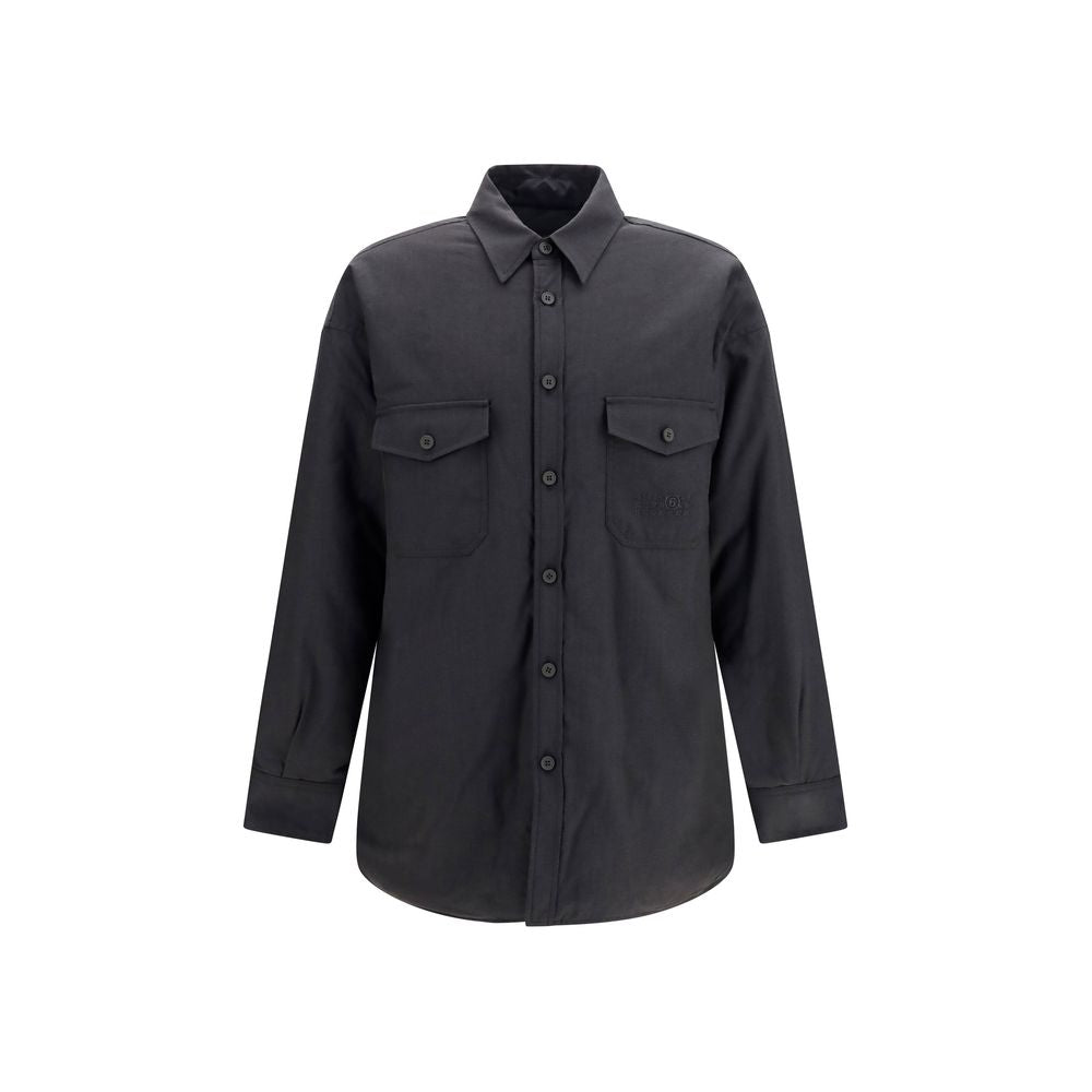 MM6 Gray Wool Oves Aries Shirt