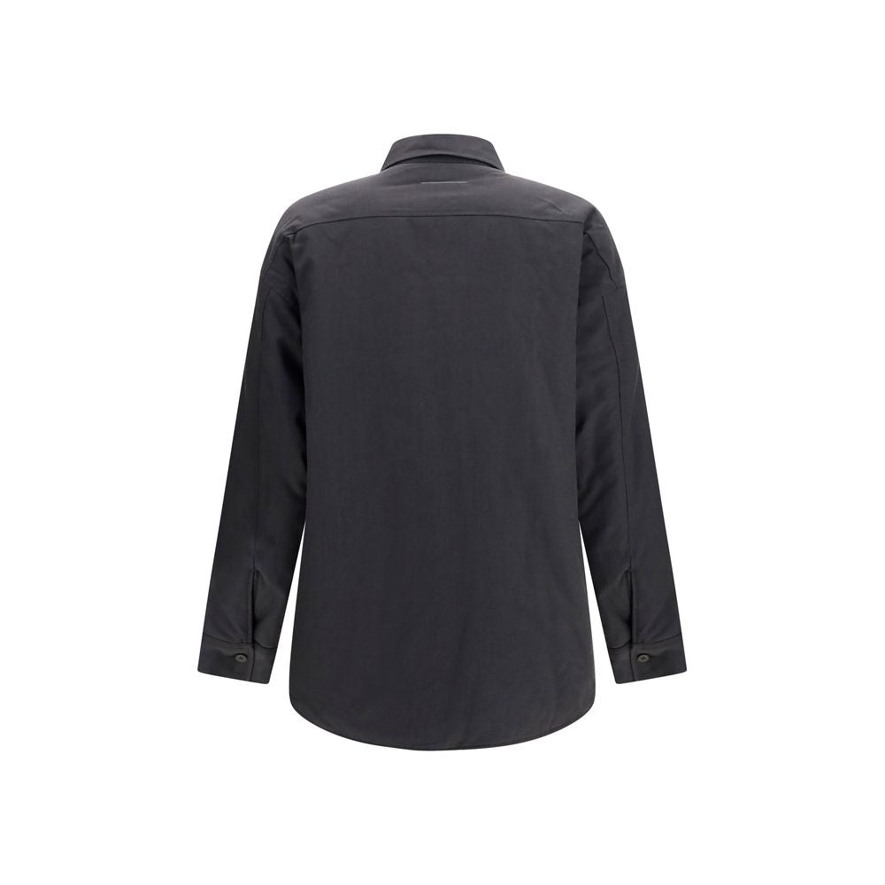 MM6 Gray Wool Oves Aries Shirt