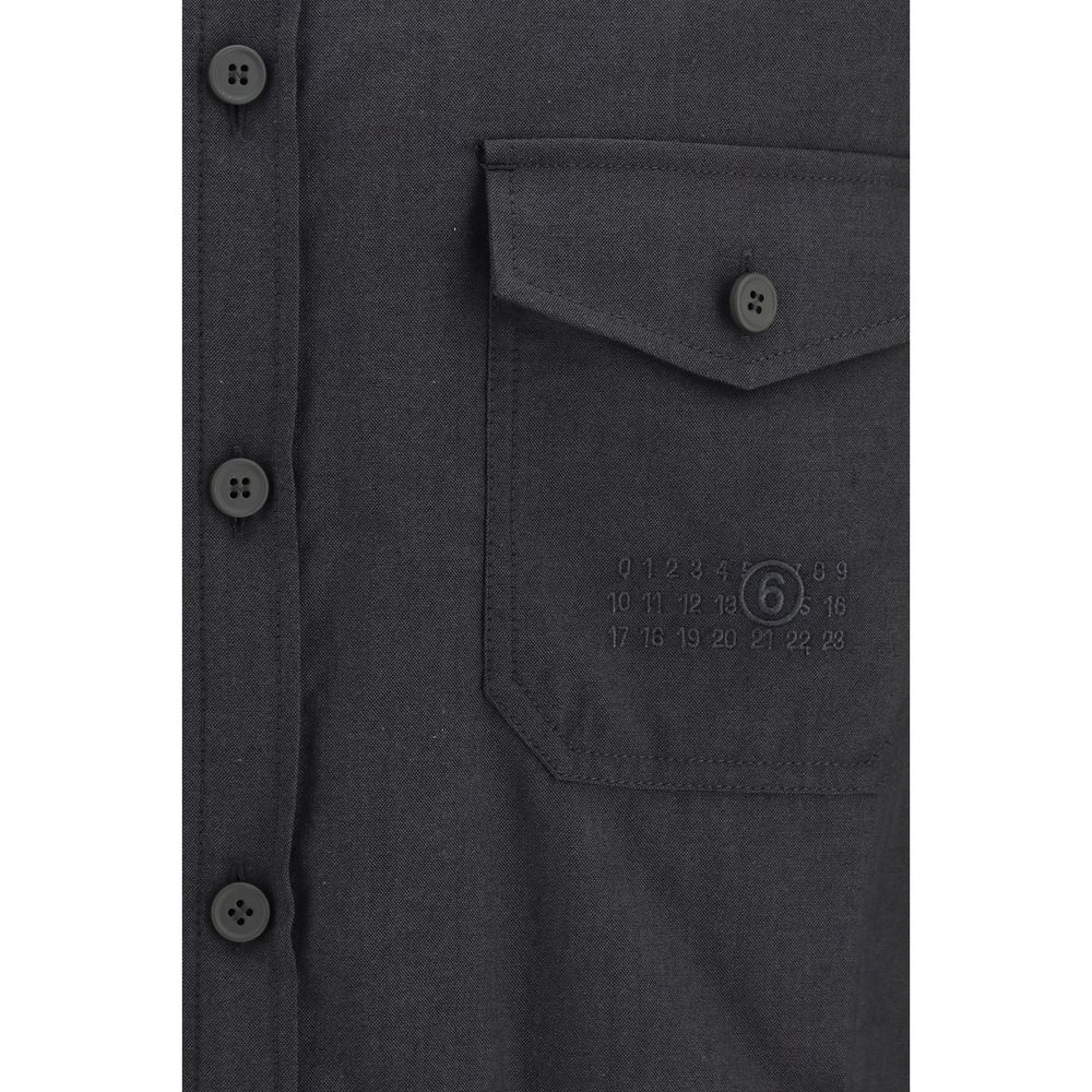MM6 Gray Wool Oves Aries Shirt