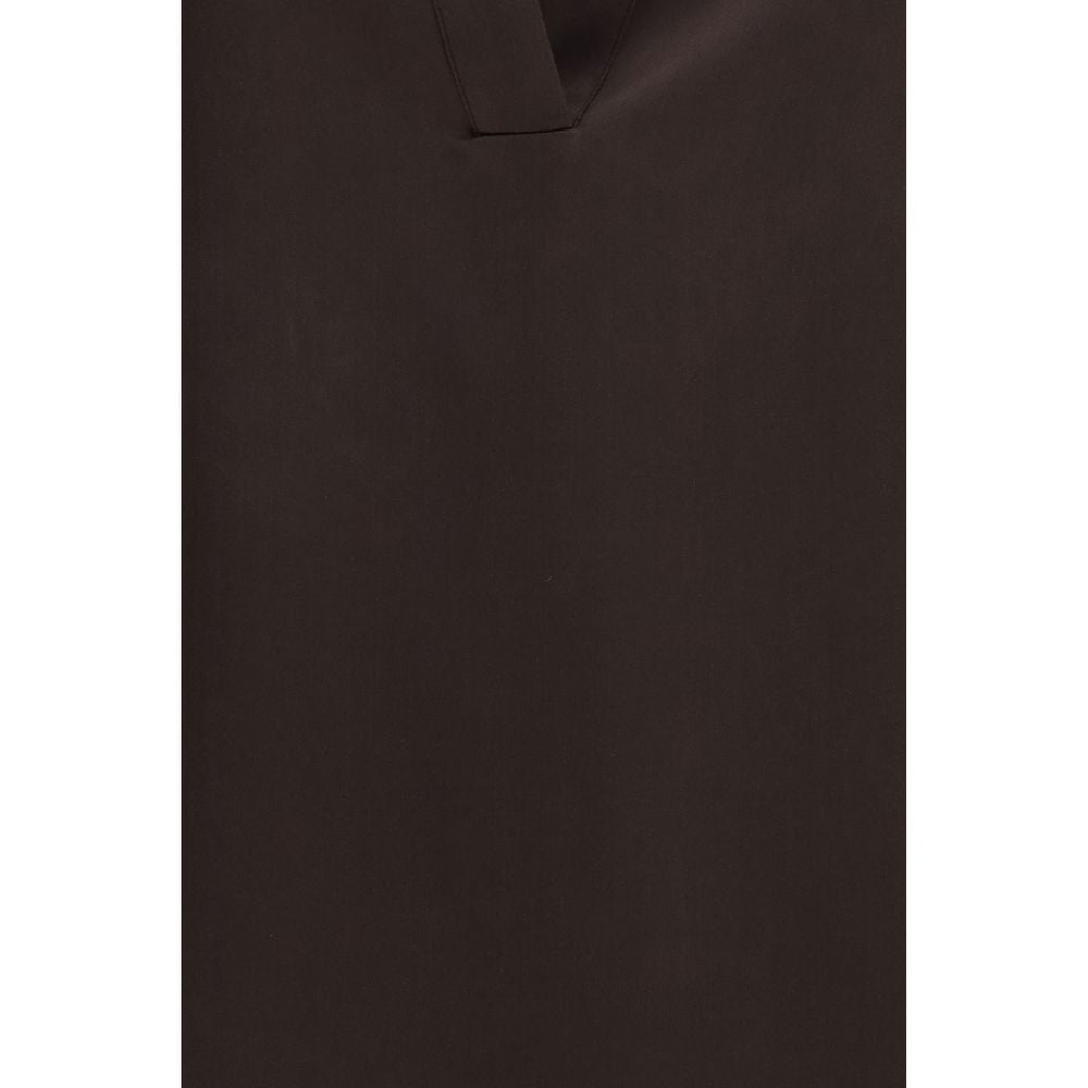 Tom Ford Brown Silk Dress Shirt