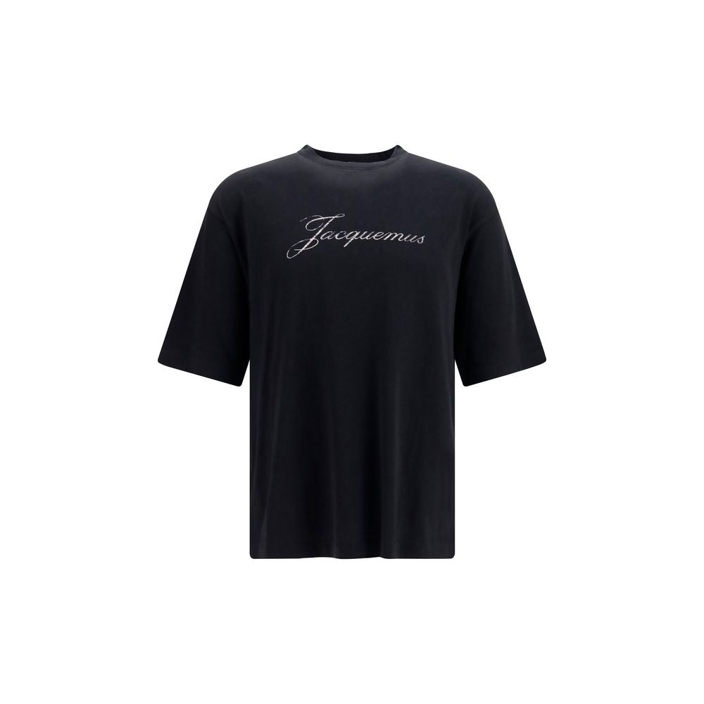 Jacquemus Black Cotton T-Shirt