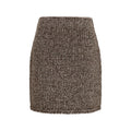 Fabiana Filippi Brown Polyamide Mini Skirt