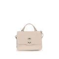 Zanellato White Calf Leather Bos Taurus Handbag