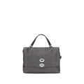 Zanellato Gray Calf Leather Bos Taurus Handbag