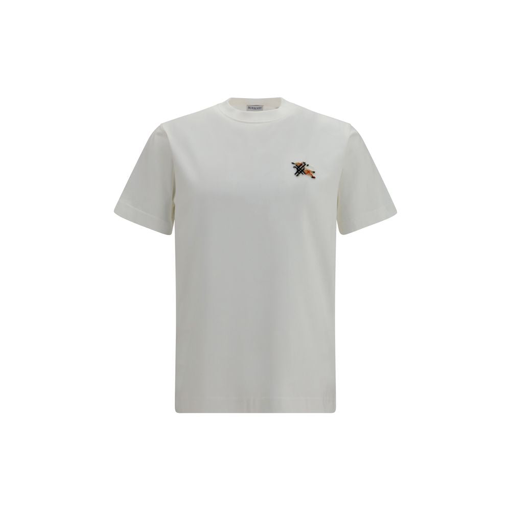 Burberry White Cotton T-Shirt