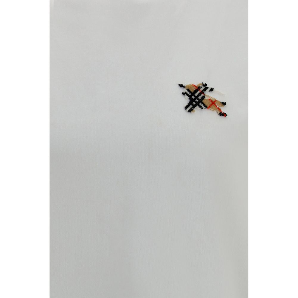 Burberry White Cotton T-Shirt