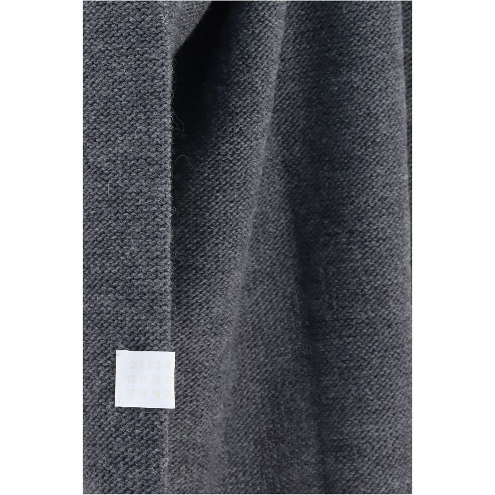 MM6 Gray Marabou Sweatshirt