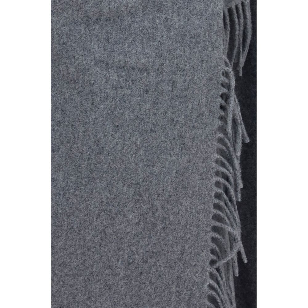 Fabiana Filippi Gray Wool Oves Aries Scarf