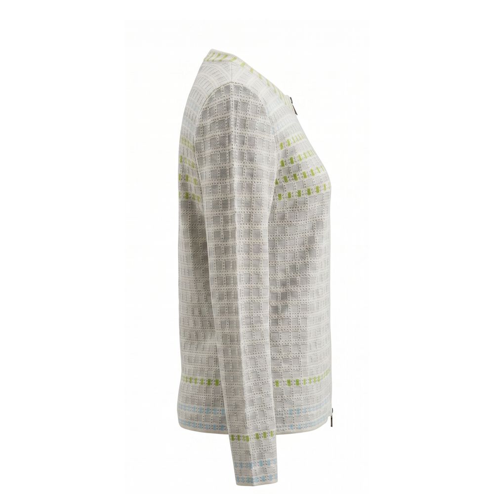Malo Grey Silk Women Sweater