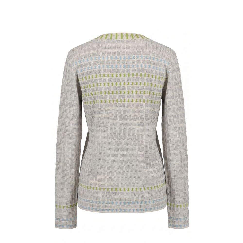 Malo Grey Silk Women Sweater