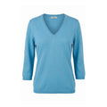 Malo Blue Silk Women Sweater