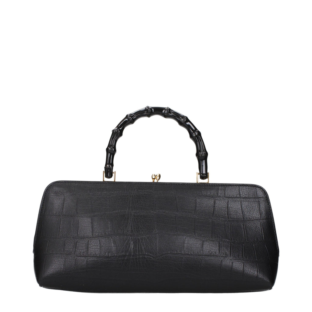 Jil Sander Black Leather Handbag