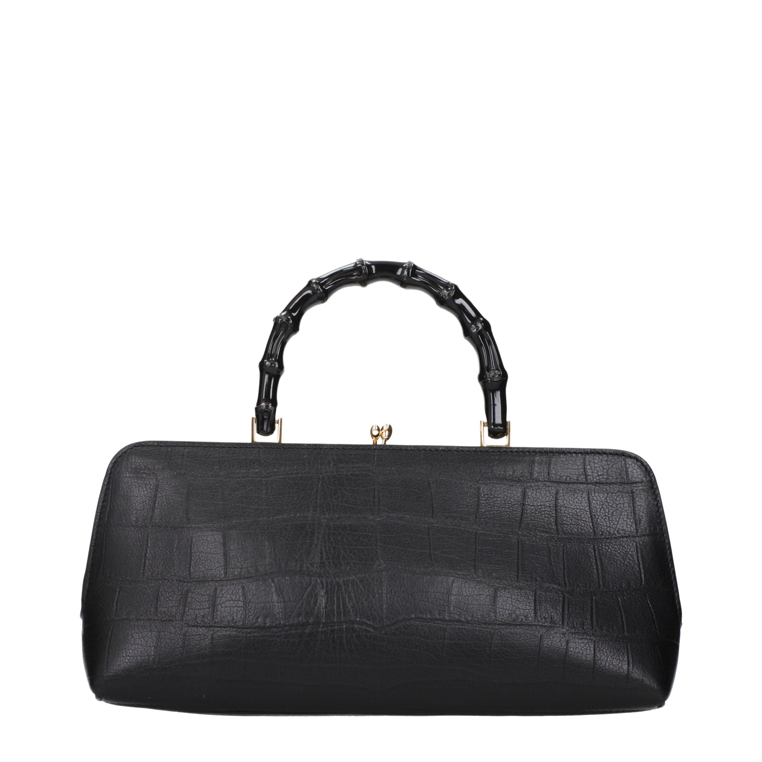 Jil Sander Black Leather Handbag