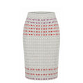 Malo Grey Silk Women Skirt