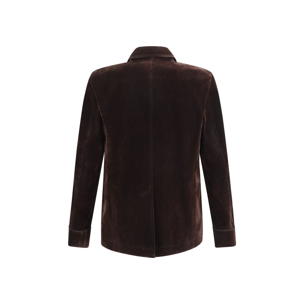 Tom Ford Brown Cotton Blazer
