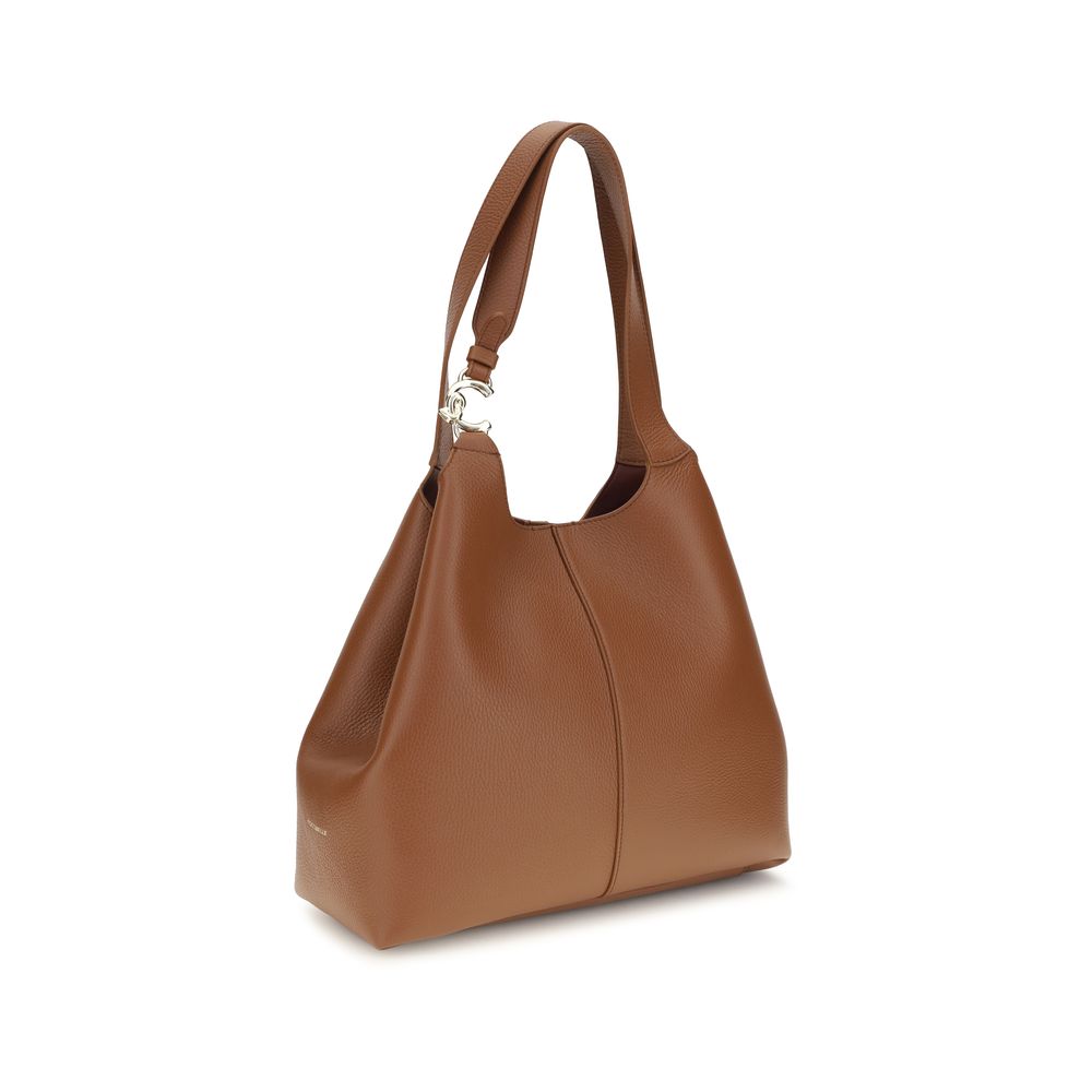 Coccinelle Brown Calf Leather Bos Taurus Shoulder Bag