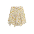 Isabel Marant Étoile Beige Viscose Mini Skirt