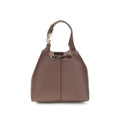 Coccinelle Brown Calf Leather Bos Taurus Handbag