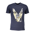 Cavalli Class Blue Cotton Men's T-Shirt