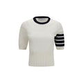Thom Browne White Cotton T-Shirt
