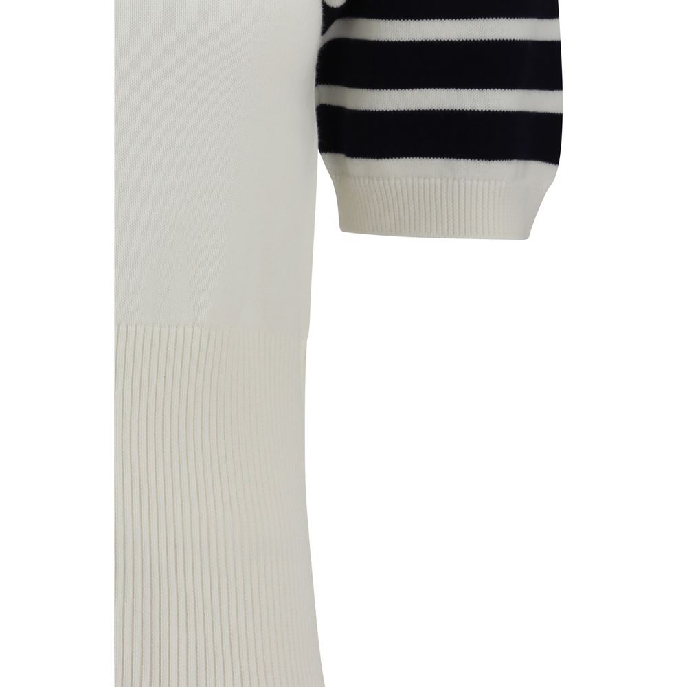 Thom Browne White Cotton T-Shirt