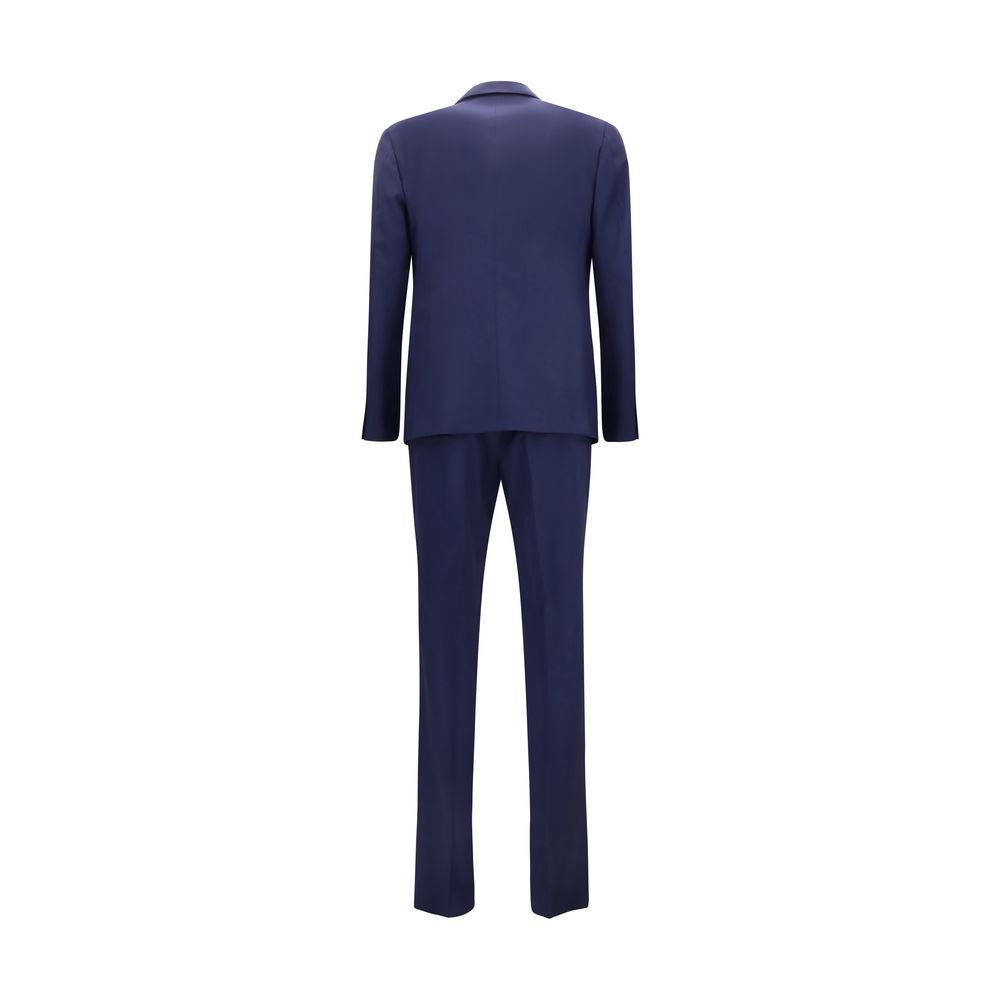 Lardini Blue Wool Oves Aries Two-Piece Suit